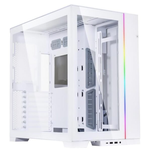 Gabinete Gamer Lian Li O11 Dynamic Evo O11DEW Mid Tower RGB Blanco