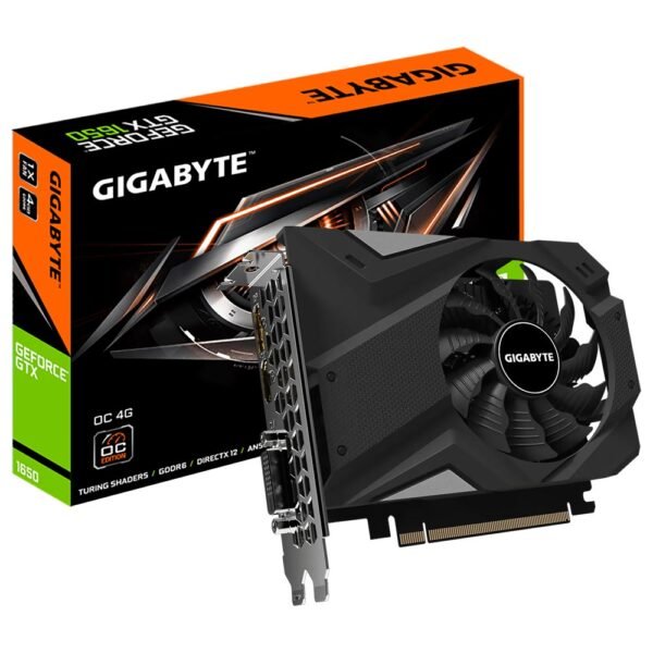 Tarjeta Gráfica Gigabyte OC 4GB GeForce GTX1650 GDDR6 GV-N1656OC-4GD