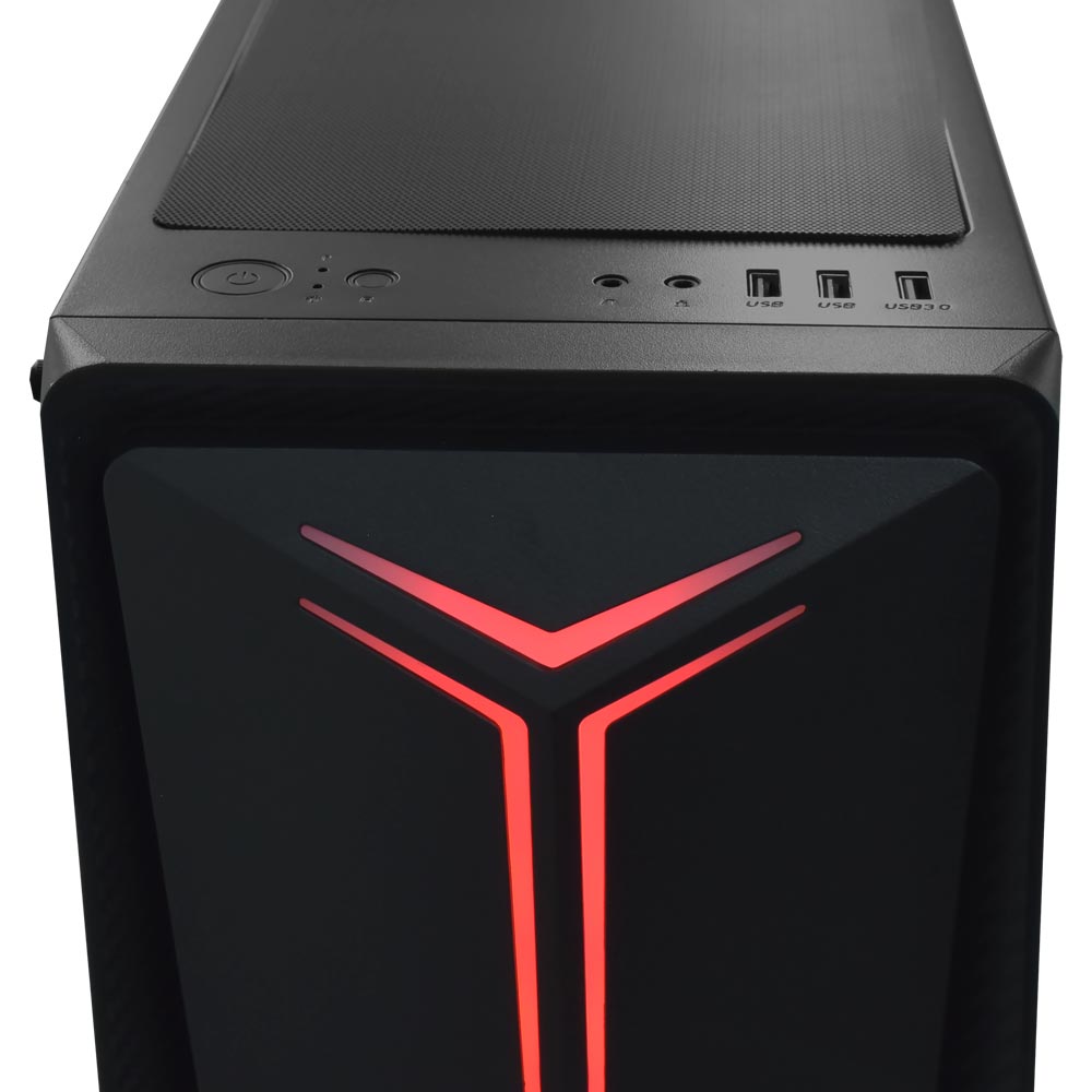 Gabinete Gamer Satellite 1104K ATX 1 Cooler Negro