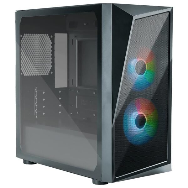 Gabinete Gamer Cooler Master CMP 320 Mid Tower 2 Cooler ARGB Negro(CP320-KGNN-S00)