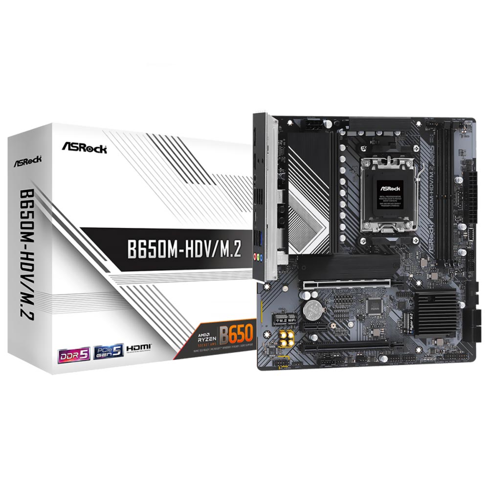 Placa Madre ASRock B650M-HDVM.2 Socket AM5 DDR5