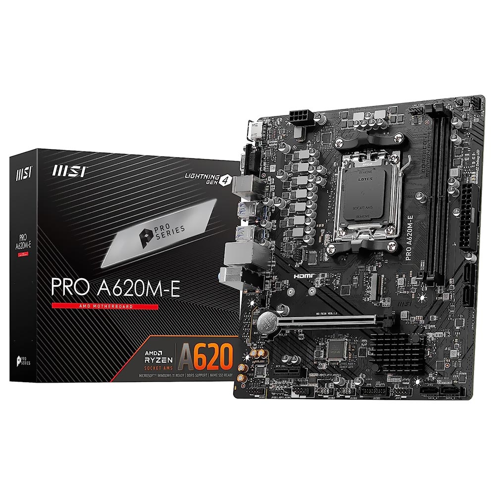 Placa Madre MSI Pro A620M-E Socket AM5 DDR5 VGA