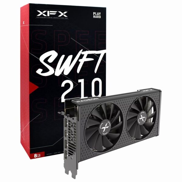 Tarjeta Gráfica XFX Speedster SWIFT210 8 GB Radeon RX 7600 GDDR6-RX-76PSWFTFY