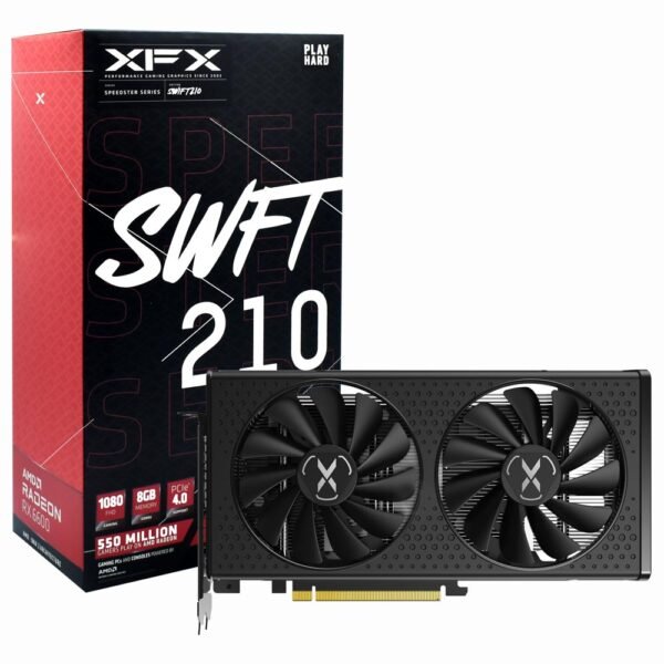 Tarjeta Gráfica XFX Speedster SWFT210 8GB Radeon RX6600 GDDR6 RX-66XL8LFDQ