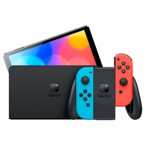 Consola Nintendo Switch 64GB Oled Azul Rojo Neon (Japonés) (HEG-S-KABAA)