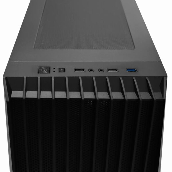 Gabinete Gamer Mtek MK2606 Mid Tower 1 Cooler RGB Negro
