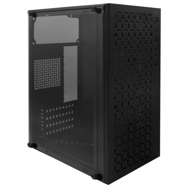 Gabinete Linkworld VC-18M05 Mini ATX 2 Cooler Negro