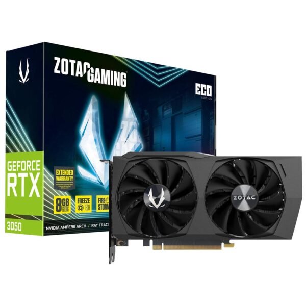 Tarjeta de Video Zotac Gaming Eco Edition 8GB GeForce RTX3050 GDDR6 - ZT-A30500K-10M