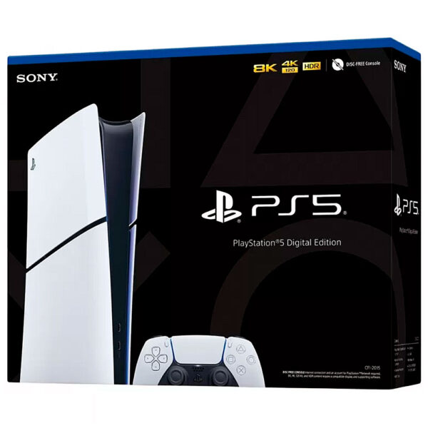 Consola Sony Playstation 5 Slim CFI-2000 B01 1TB 8K 4K Digital Edition Bivolt Blanco (Japonés)