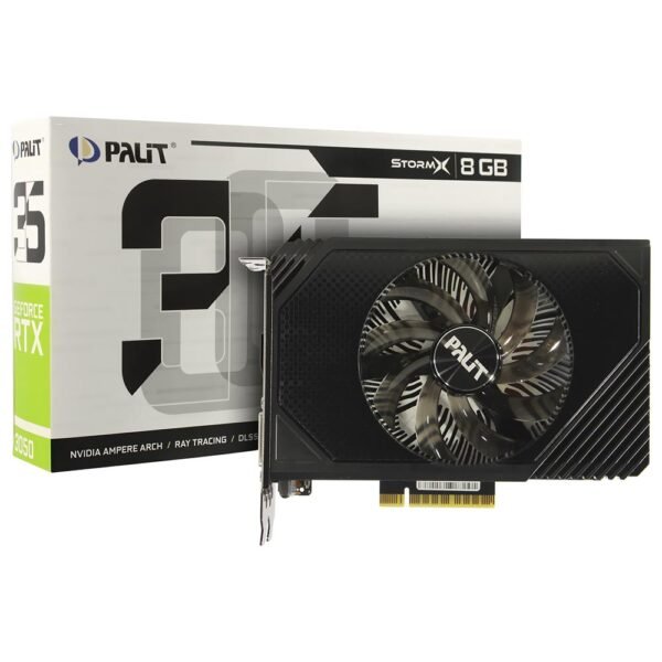 Tarjeta Gráfica Palit Stormx 8GB GeForce RTX3050 GDDR6 NE63050018P1-1070F