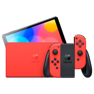 Consola Nintendo Switch OLED 64GB Mario RED Edition Negro Rojo (Japonés) (HEG-S-RAAAA)