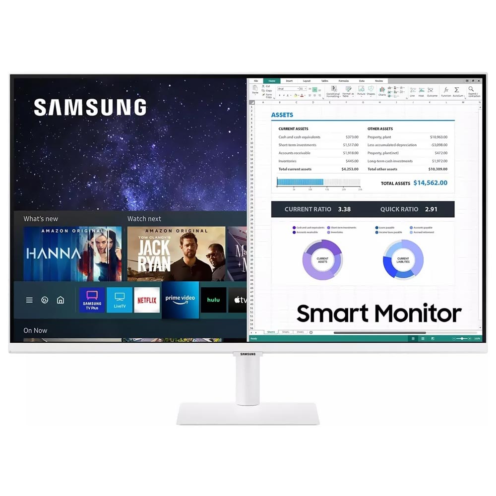 Monitor Samsung Smart M5 LS32CM501ENXZA 32" Full HD LED Blanco