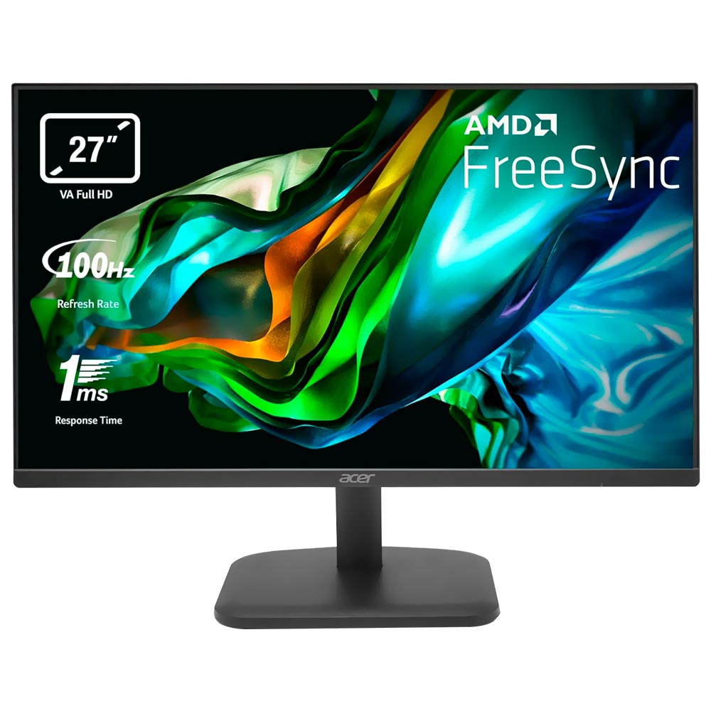 Monitor Acer EK271 27" Full HD LED 100Hz 1Ms Negro