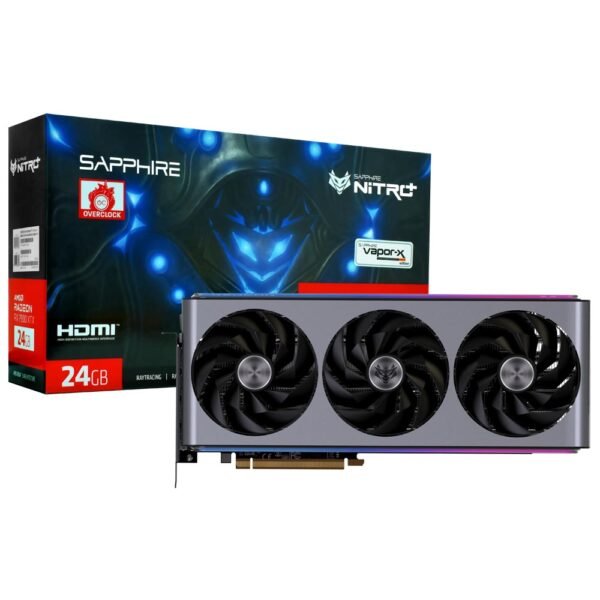Tarjeta Gráfica Sapphire Gaming Nitro+ OC VAPOR-X 24GB Radeon RX7900 XTX GDDR6 11322-01-40G