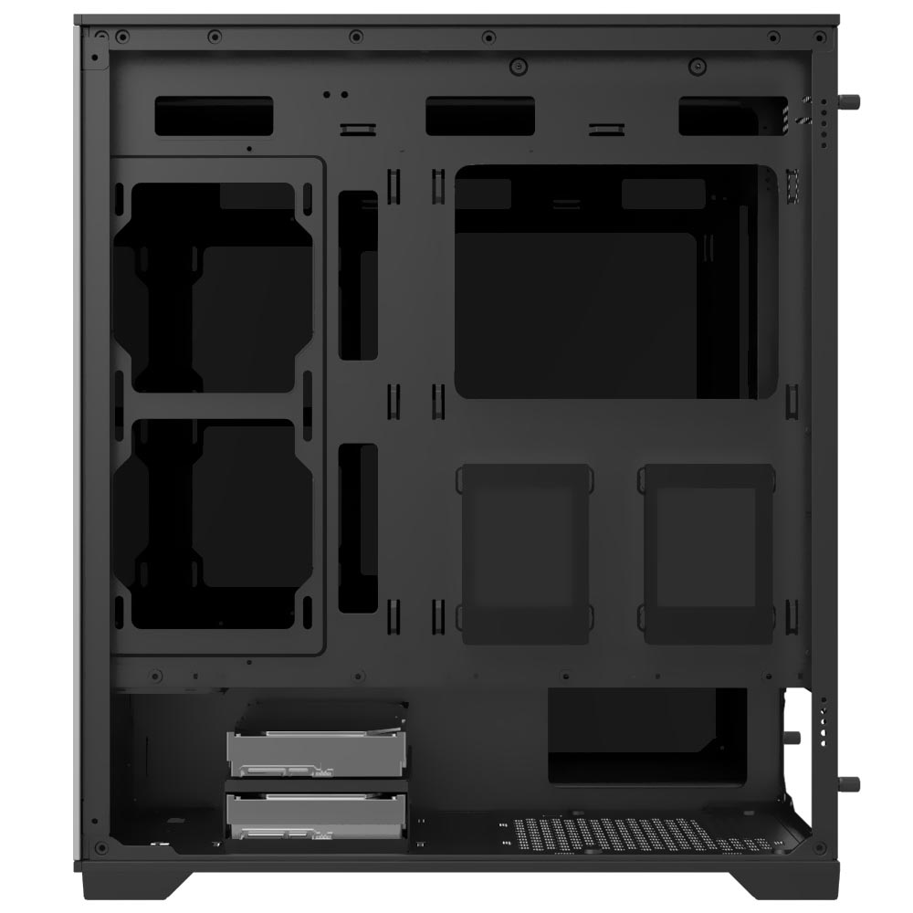 Gabinete Gamer Mtek MCG-AIR01-B Mid Tower 1 Cooler RGB Negro