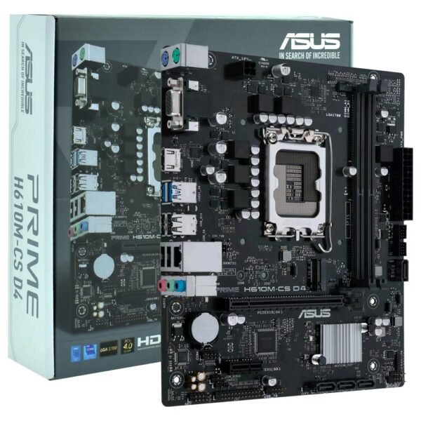 Placa Madre ASUS Prime H610M-CS D4 Socket LGA 1700 VGA DDR4