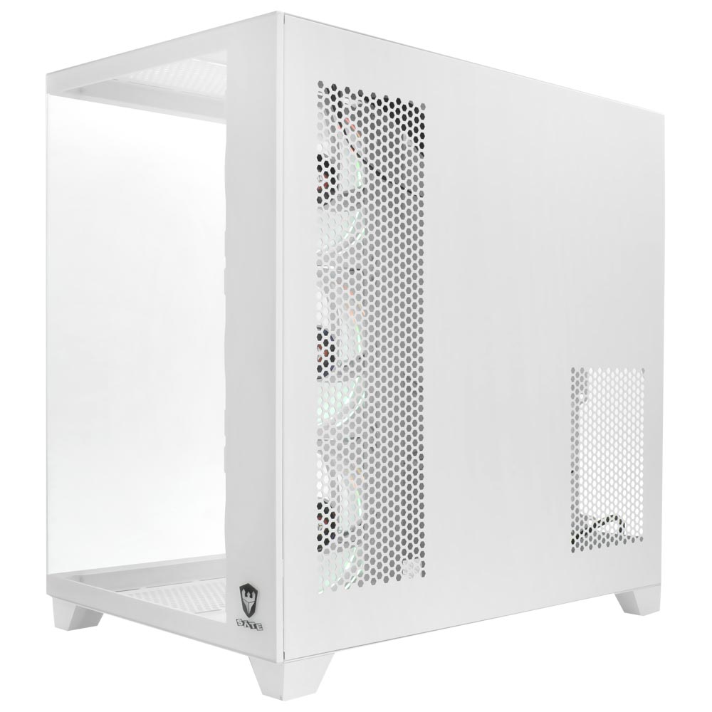 Gabinete Gamer Satellite K897 ATX 4 Cooler Blanco