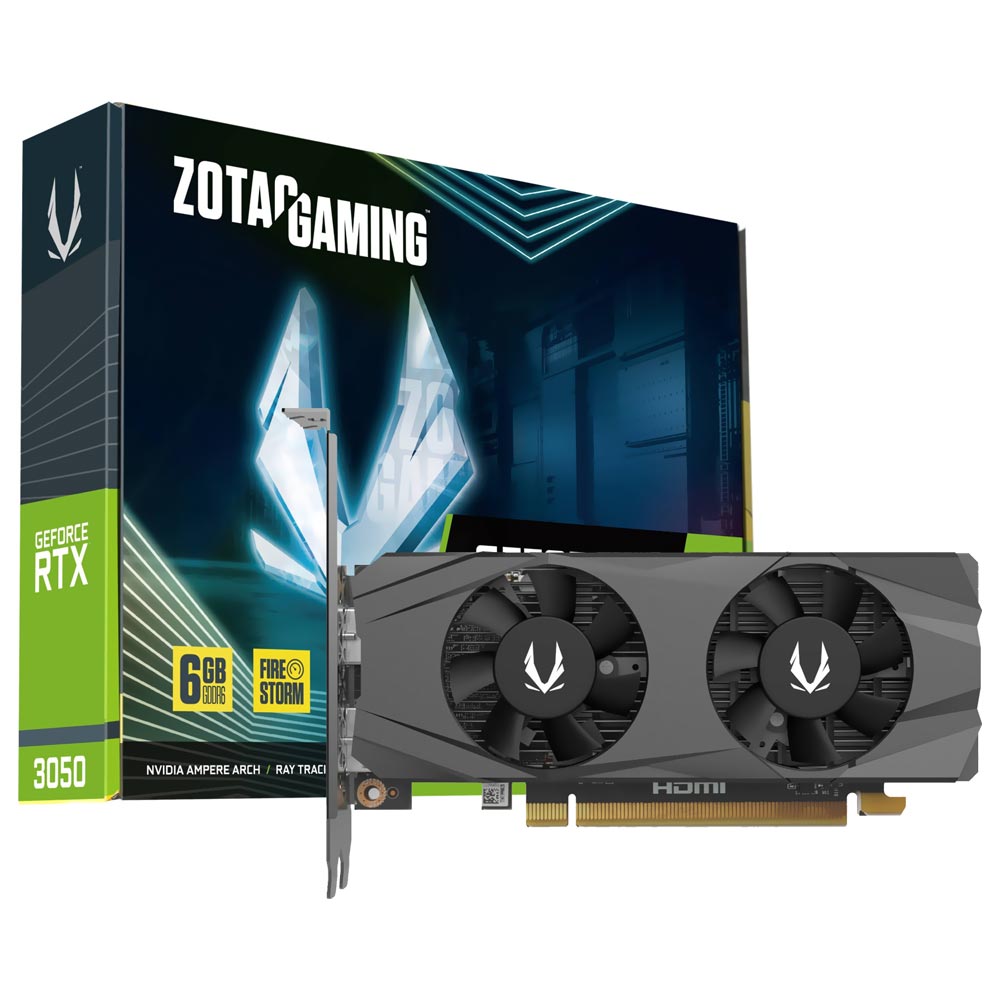 Tarjeta Gráfica Zotac Gaming 6GB GeForce RTX3050 GDDR6 - ZT-A30510L-10L