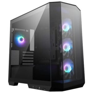 Gabinete Gamer MSI Mag Pano M100R PZ Mid Tower 4 Cooler ARGB Negro