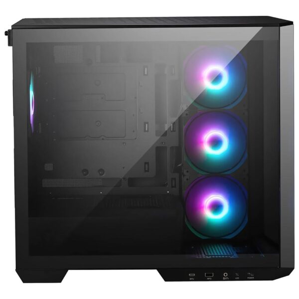 Gabinete Gamer MSI Mag Pano M100R PZ Mid Tower 4 Cooler ARGB Negro
