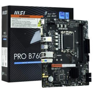 Placa Madre MSI Pro B760M-E Socket LGA 1700 VGA DDR5