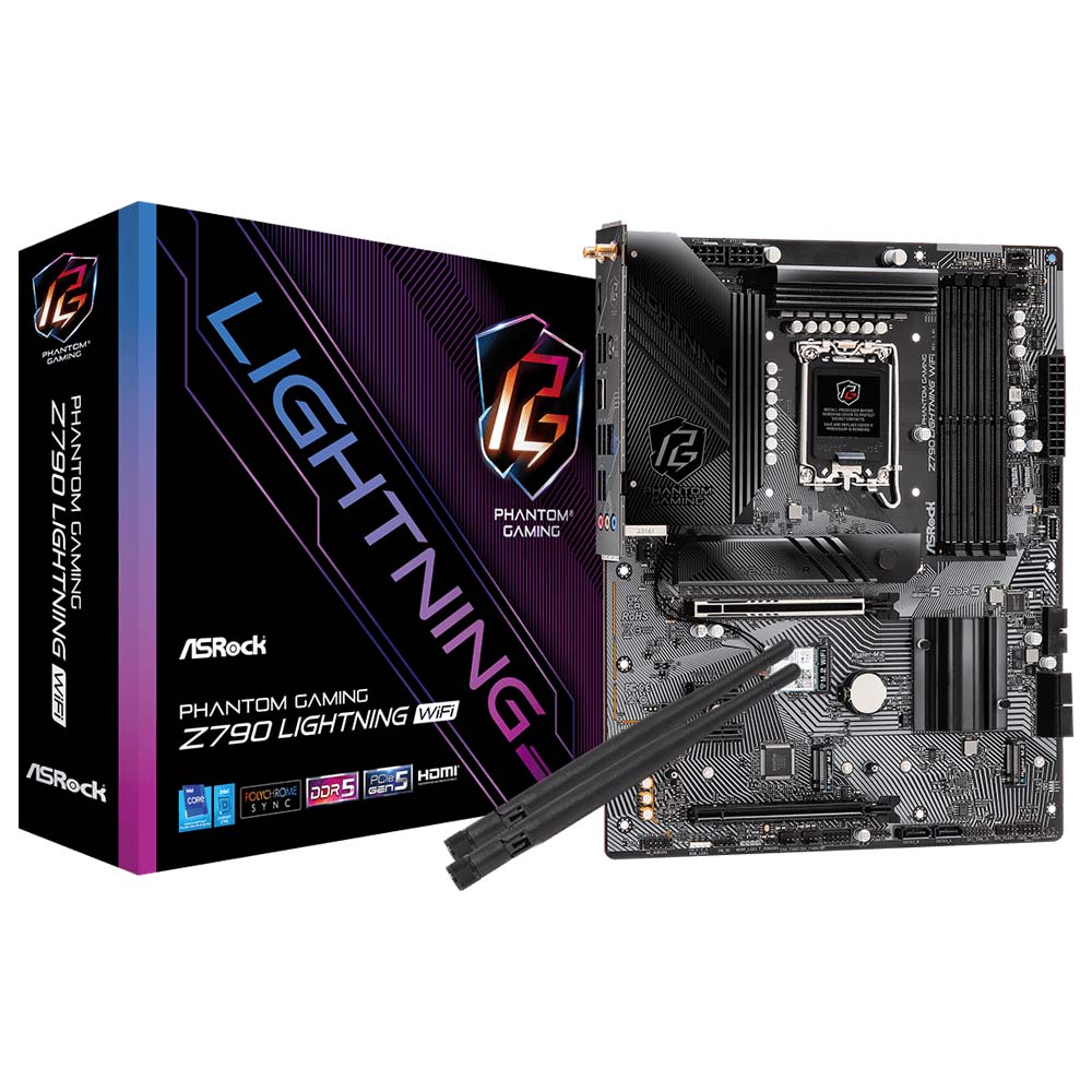 Placa Madre ASRock Z790 Lightning Wi-Fi Socket LGA 1700 DDR5