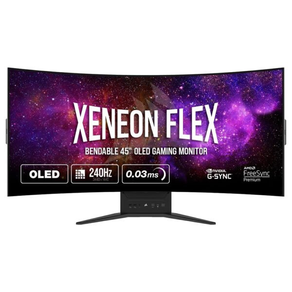 Monitor Gamer Corsair Xeneon Flex 45WQHD240 45" WQHD OLED 240Hz 0.03Ms Negro (CM-9030001-PE)