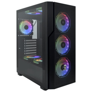 Gabinete Gamer Satellite K31 E-ATX 8 Cooler Negro