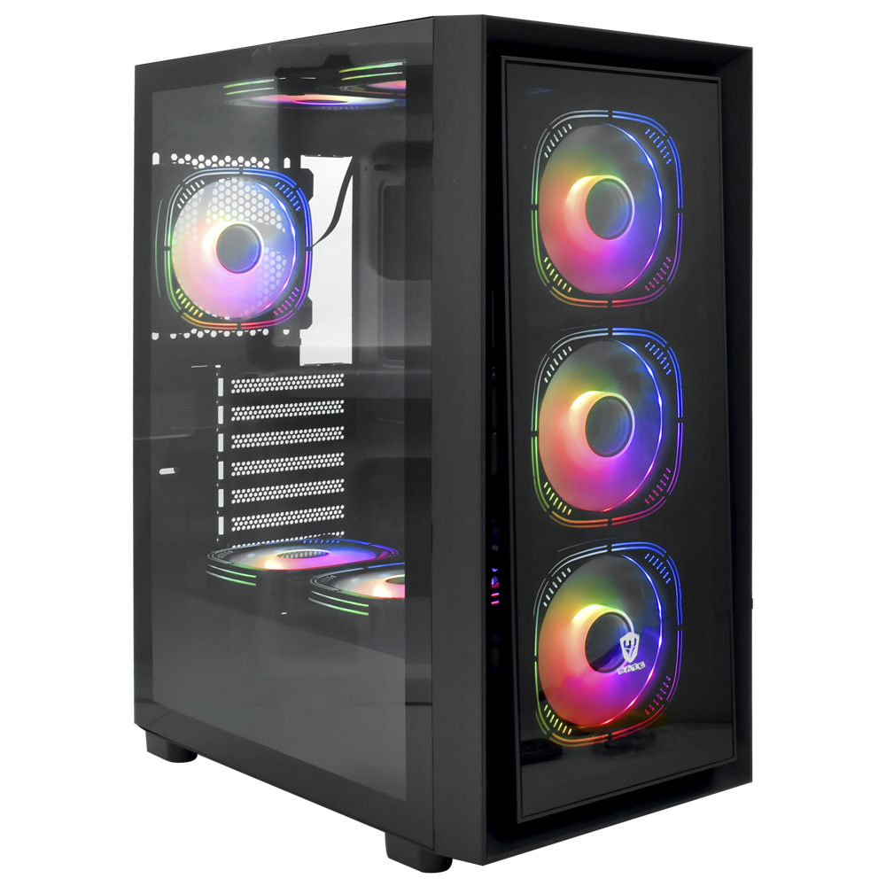 Gabinete Gamer Satellite K51 E-ATX 8 Cooler Negro