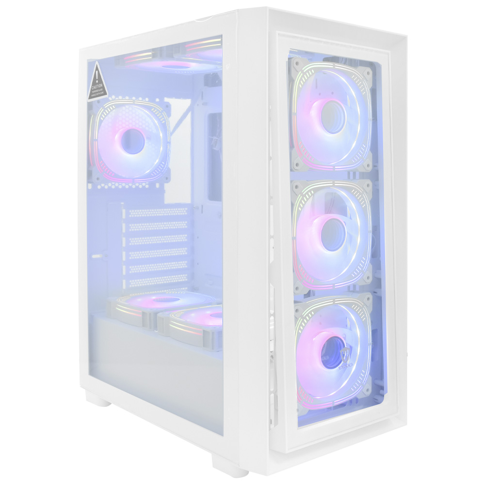 Gabinete Gamer Satellite K52 E-ATX 8 Cooler Blanco