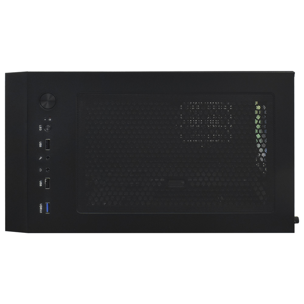 Gabinete Gamer Satellite K8871 ATX 4 Cooler ARGB Negro