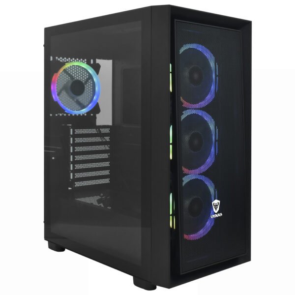 Gabinete Gamer Satellite K2401 E-ATX 4 Cooler Negro