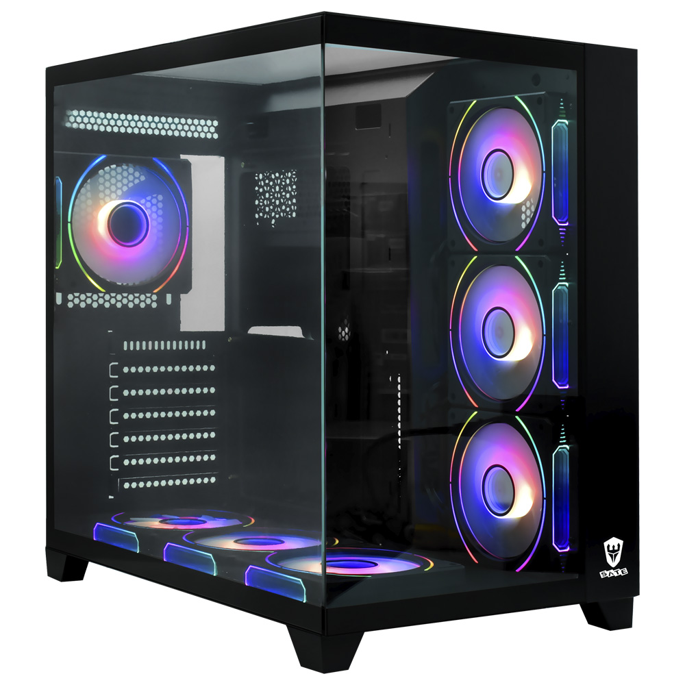 Gabinete Gamer Satellite K900 ATX 7 Cooler Negro