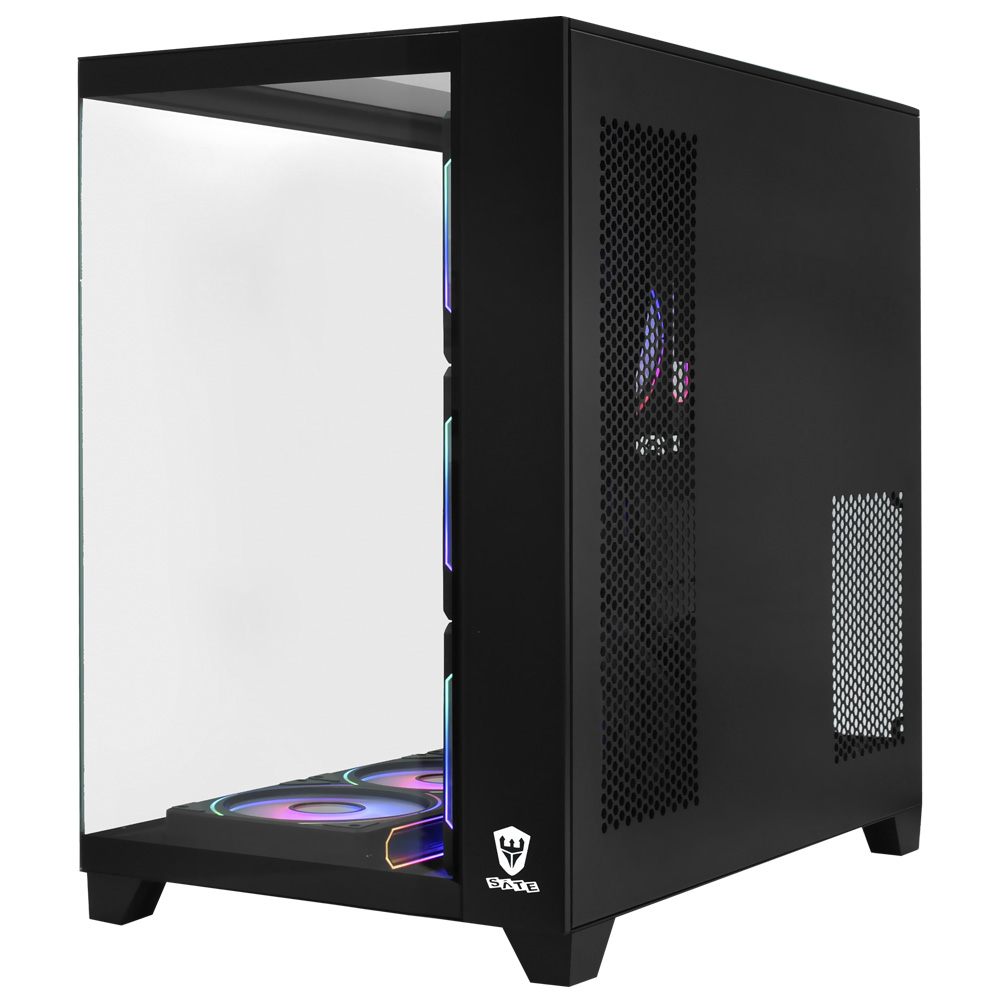 Gabinete Gamer Satellite K900 ATX 7 Cooler Negro