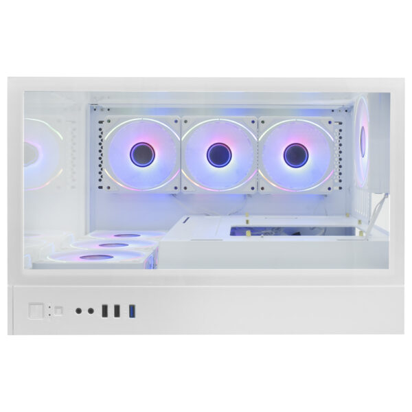 Gabinete Gamer Satellite K901 ATX 7 Cooler Blanco