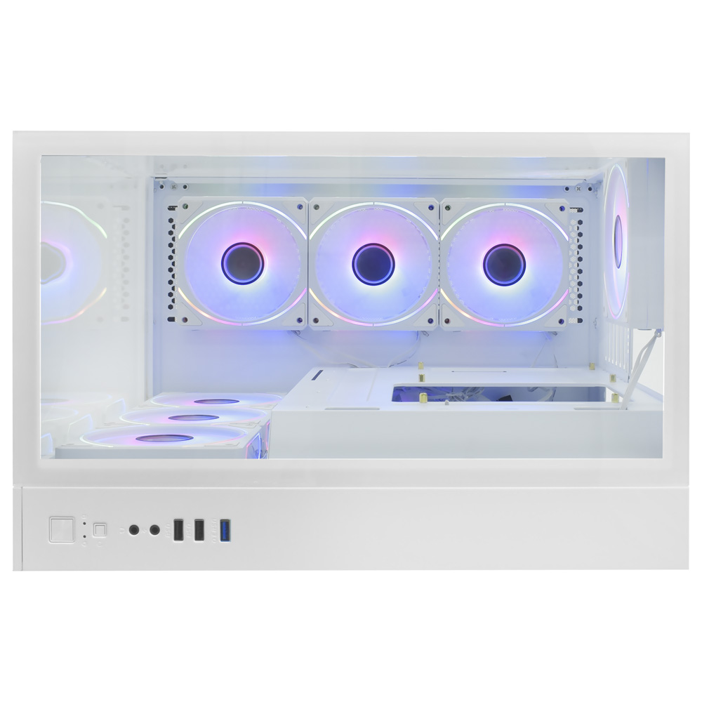 Gabinete Gamer Satellite K901 ATX 7 Cooler Blanco