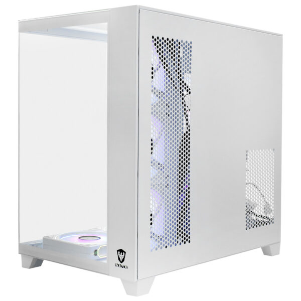 Gabinete Gamer Satellite K901 ATX 7 Cooler Blanco