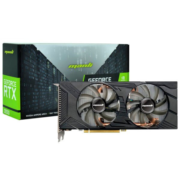 Tarjeta Gráfica Manli Twin 8GB GeForce RTX3050 GDDR6 M-NRTX3050/6RGHDP-M2524