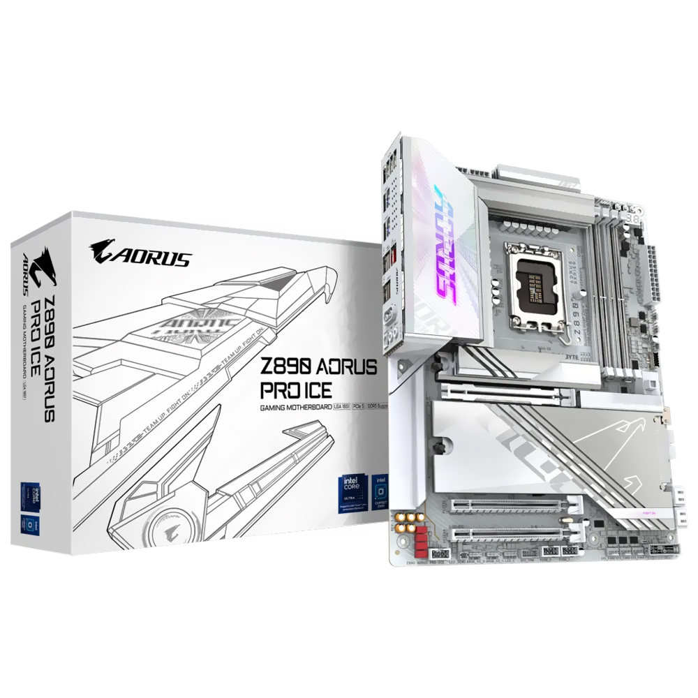 Placa Madre Gigabyte Z890 AORUS Pro Ice Socket LGA 1851 DDR5