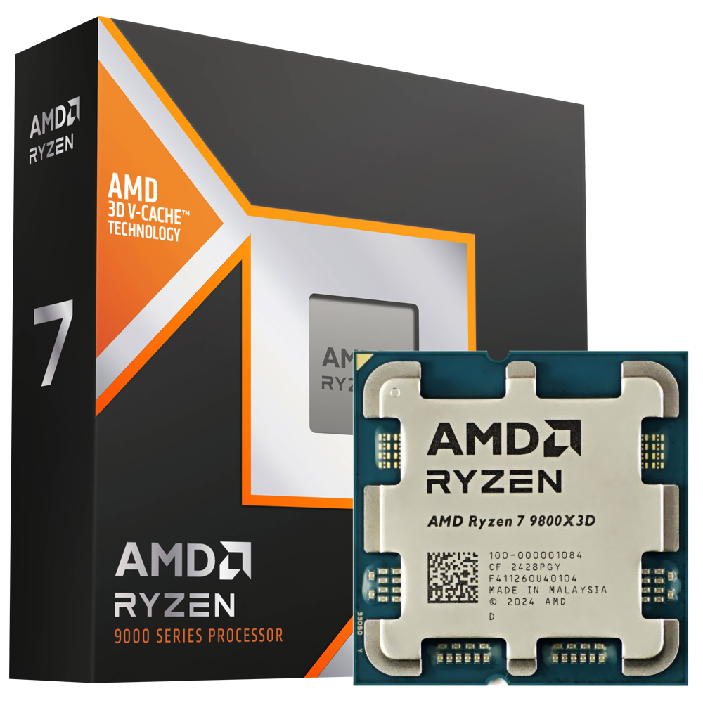 Procesador AMD Ryzen 7 9800X3D Socket AM5 5.2 104MB