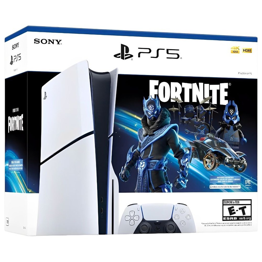 Consola Sony PlayStation 5 Slim CFI-2015 A01X 1TB 4K Standard Edition Bivolt Blanco + Juego Fortnite Cobalt Star