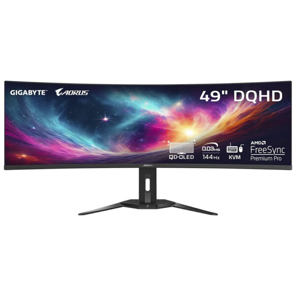 Monitor Gamer Gigabyte AORUS CO49DQ 49" DQHD OLED 144Hz 0.03Ms Negro