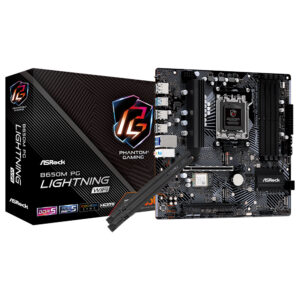 Placa Madre ASRock B650M PG Lightning Wi-Fi Socket AM5 DDR5