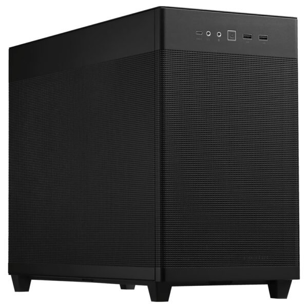Gabinete Gamer ASUS Prime AP201 Mesh Micro ATX 1 Cooler Negro
