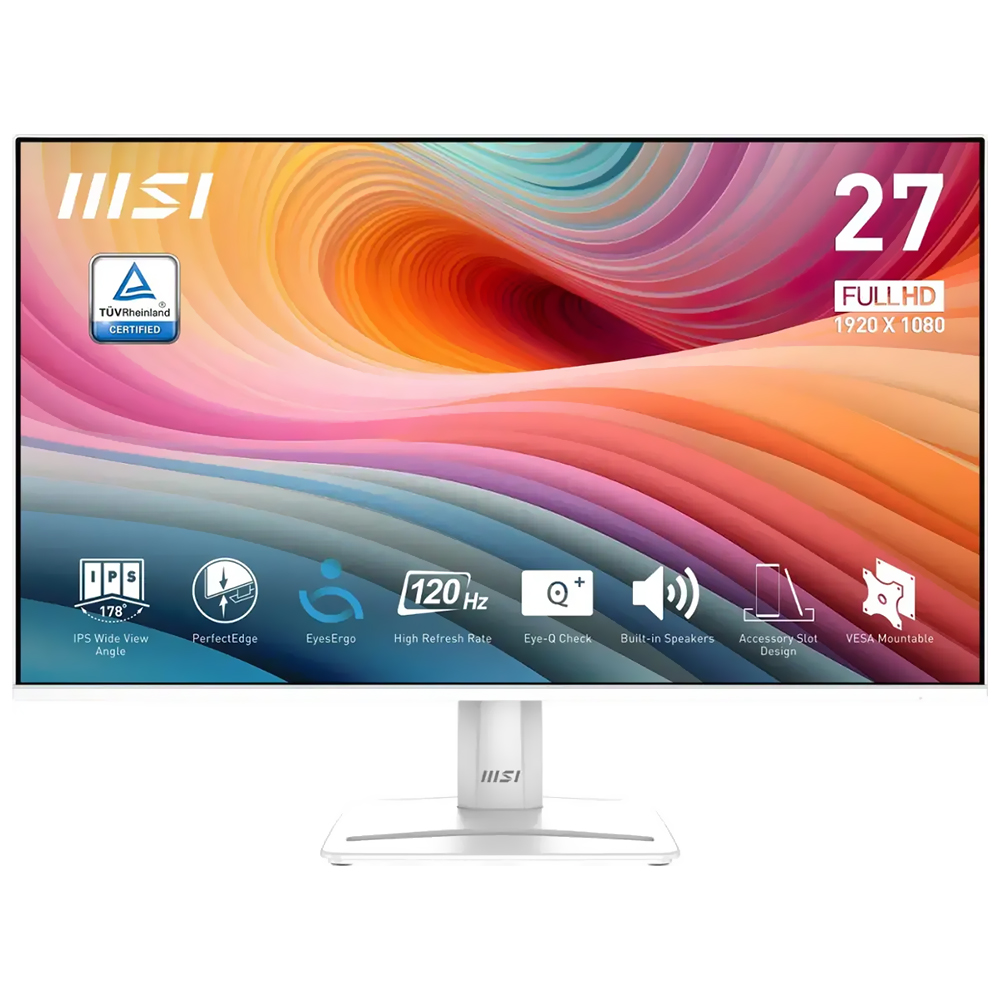 Monitor MSI Pro MP275W E2 27" Full HD 120Hz 1Ms Blanco