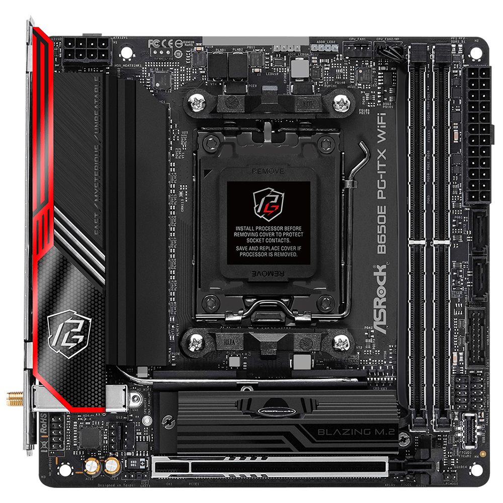 Placa Madre ASRock B650E PG-ITX Wi-Fi Socket AM5 DDR5