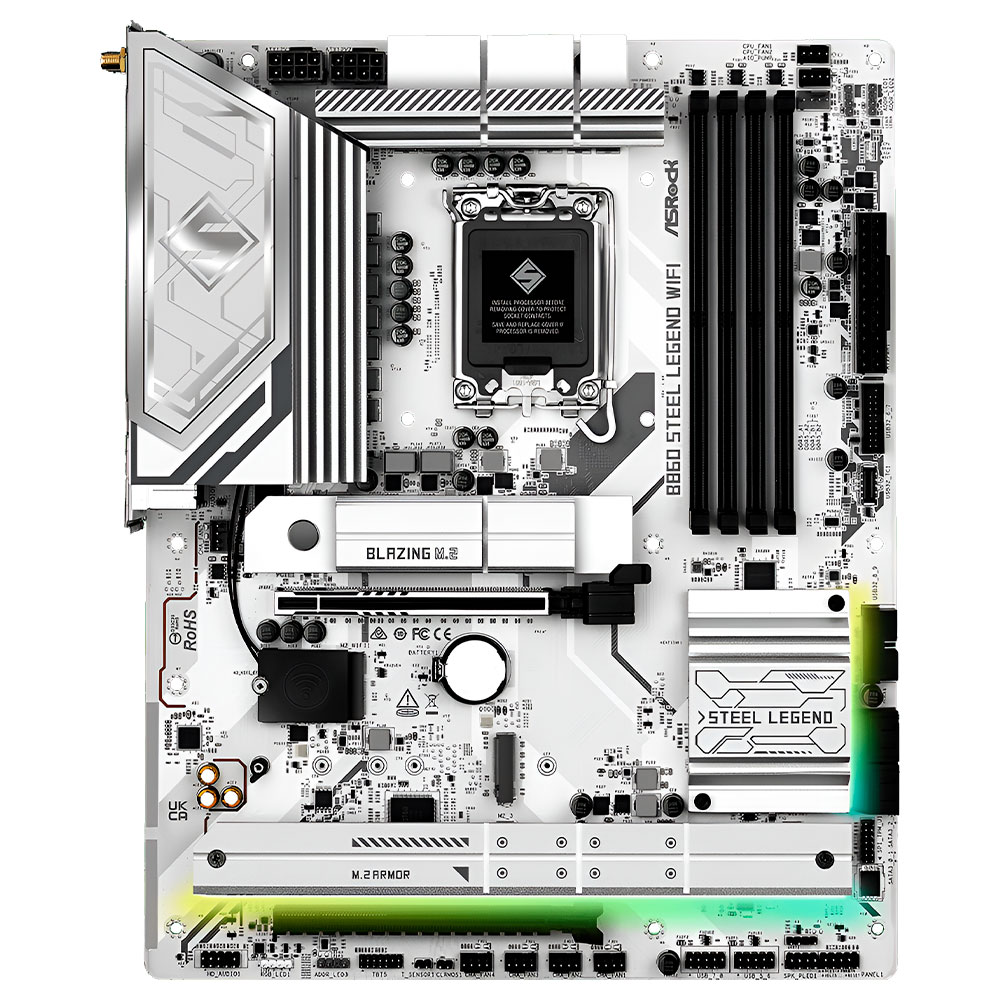 Placa Madre ASRock B860 Steel Legend Wi-Fi LGA 1851 DDR5