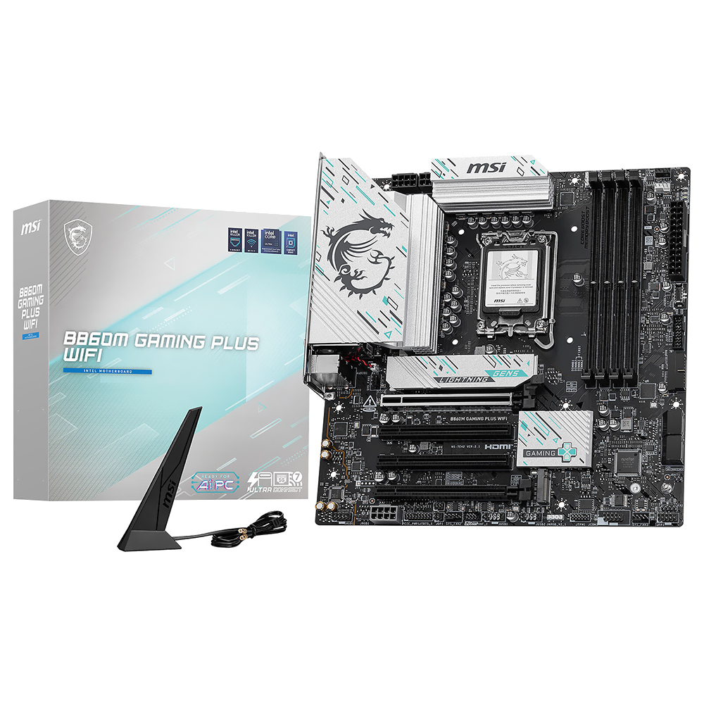 Placa Madre MSI B860M Gaming Plus Wi-Fi Socket LGA 1851 DDR5