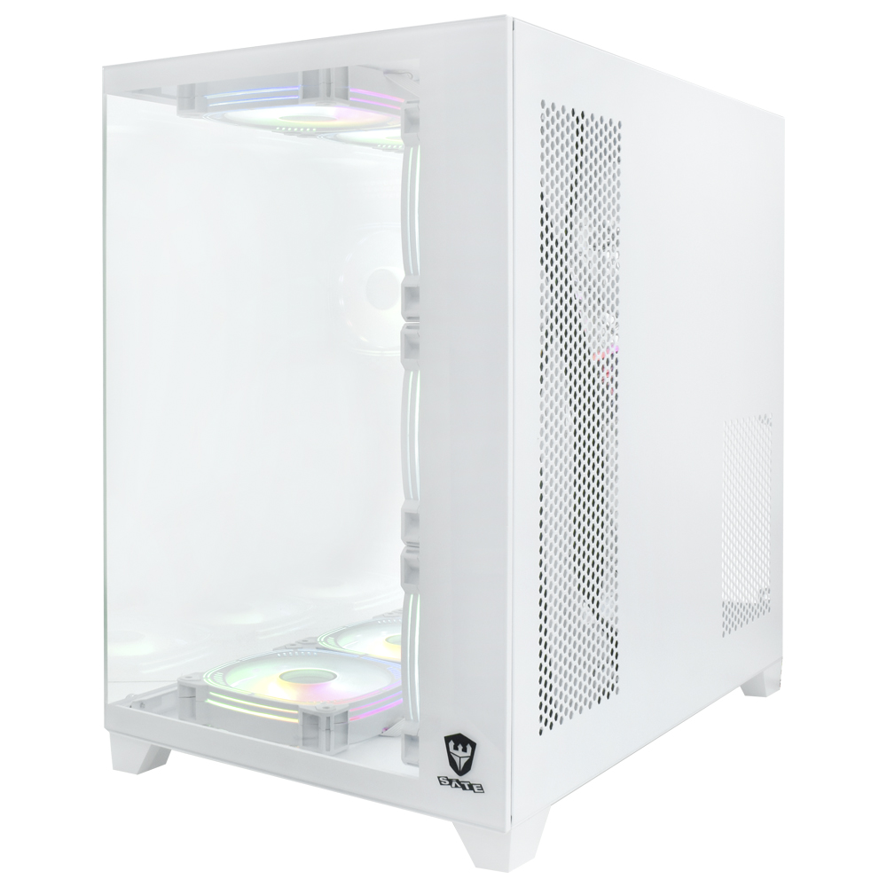 Gabinete Gamer Satellite K899 ATX 10 Cooler Blanco