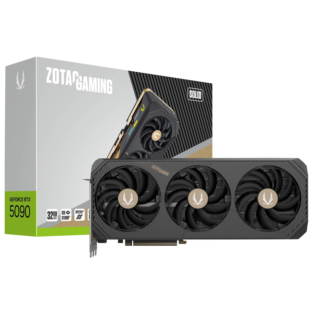 Tarjeta Gráfica Zotac Gaming OC Solid 16GB GeForce RTX5080 GDDR7 - ZT-B50800J-10P